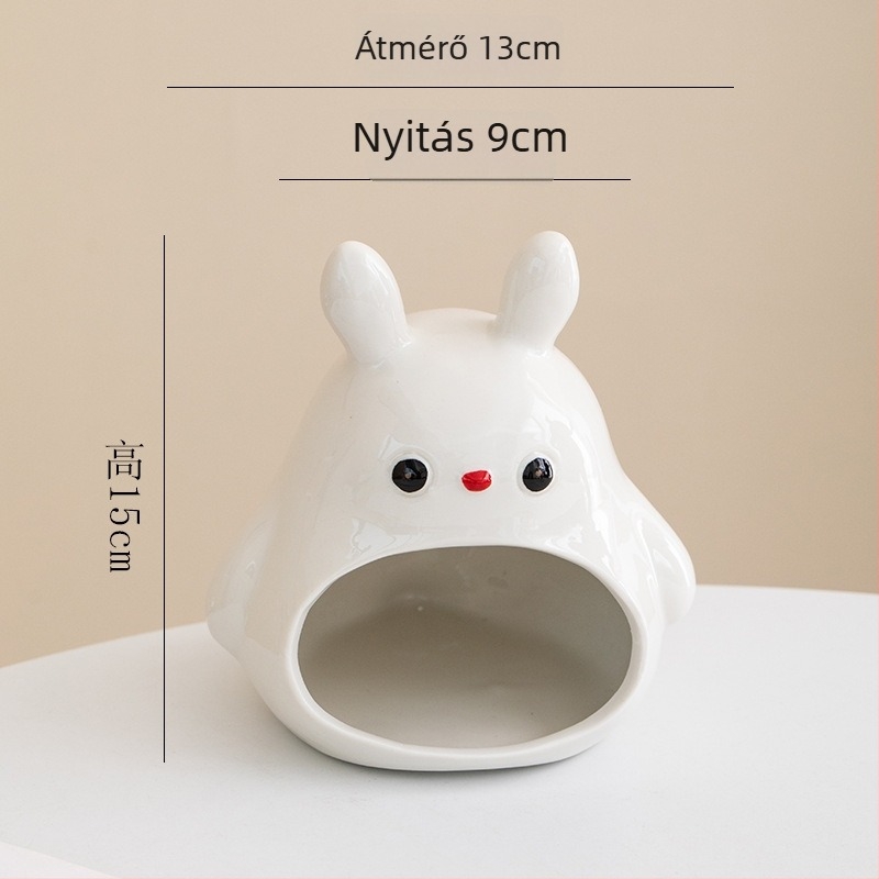 Kerámiás hörcsögfészek hűtő dizájnnal – Shumen márka, hörcsögöknek; anyag: kerámia; szezon: más; import: nem