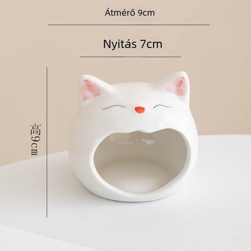 Kerámiás hörcsögfészek hűtő dizájnnal – Shumen márka, hörcsögöknek; anyag: kerámia; szezon: más; import: nem
