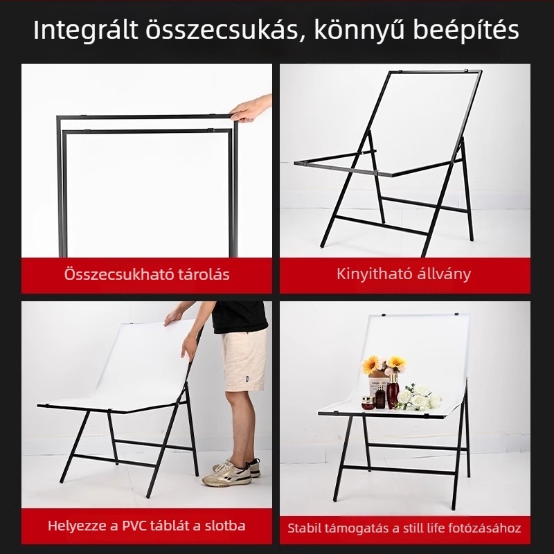 Összecsukható professzionális fotóstúdió háttérpanel termékfotózáshoz