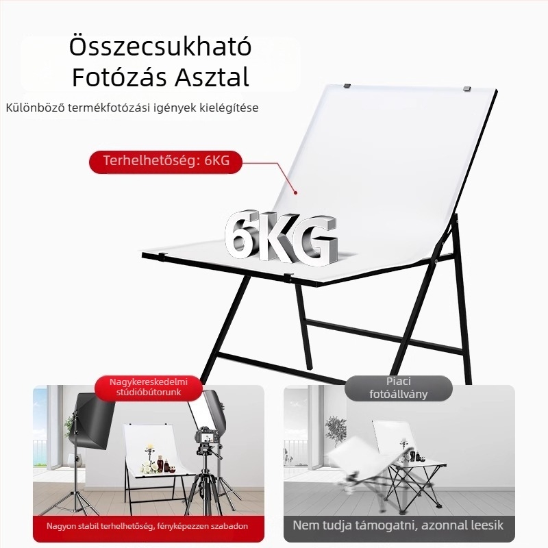 Összecsukható professzionális fotóstúdió háttérpanel termékfotózáshoz