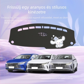 Autó belső téréhez készült műszerfal matrac mikroszálas bőrrel, középkonzol fedél, tükröződés elleni védelem a műszerfalon