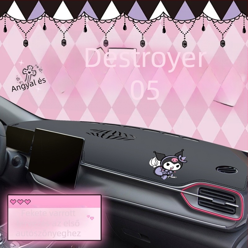 Autó belső téréhez készült műszerfal matrac mikroszálas bőrrel, középkonzol fedél, tükröződés elleni védelem a műszerfalon