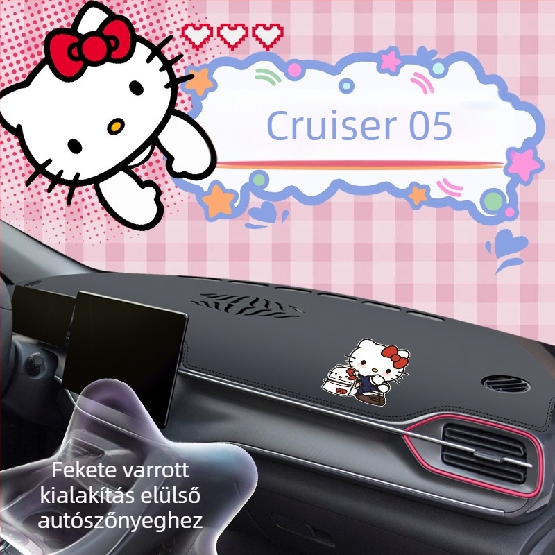 Autó belső téréhez készült műszerfal matrac mikroszálas bőrrel, középkonzol fedél, tükröződés elleni védelem a műszerfalon