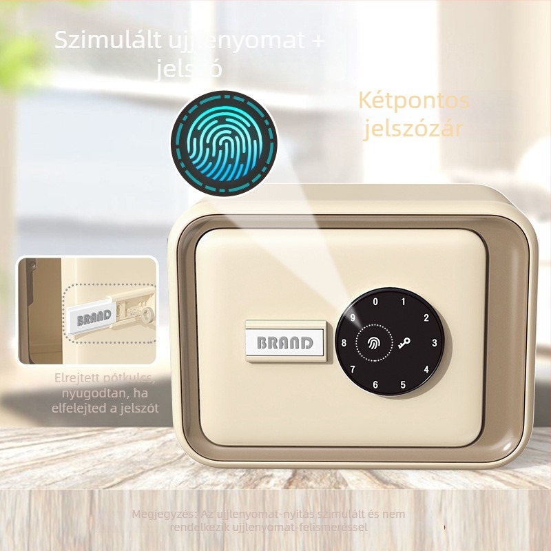 Gyerekek otthoni persely-széf mechanikus jelszavas zárakkal, műanyag kivitel, nagy kapacitás, intelligens lopás elleni védelem