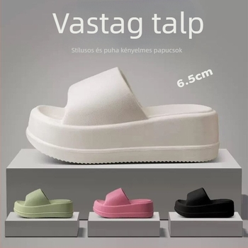 Női EVA papucs vastag talppal, négyzetes orral, egyszerű stílus, MT.MIT, nyár 2024