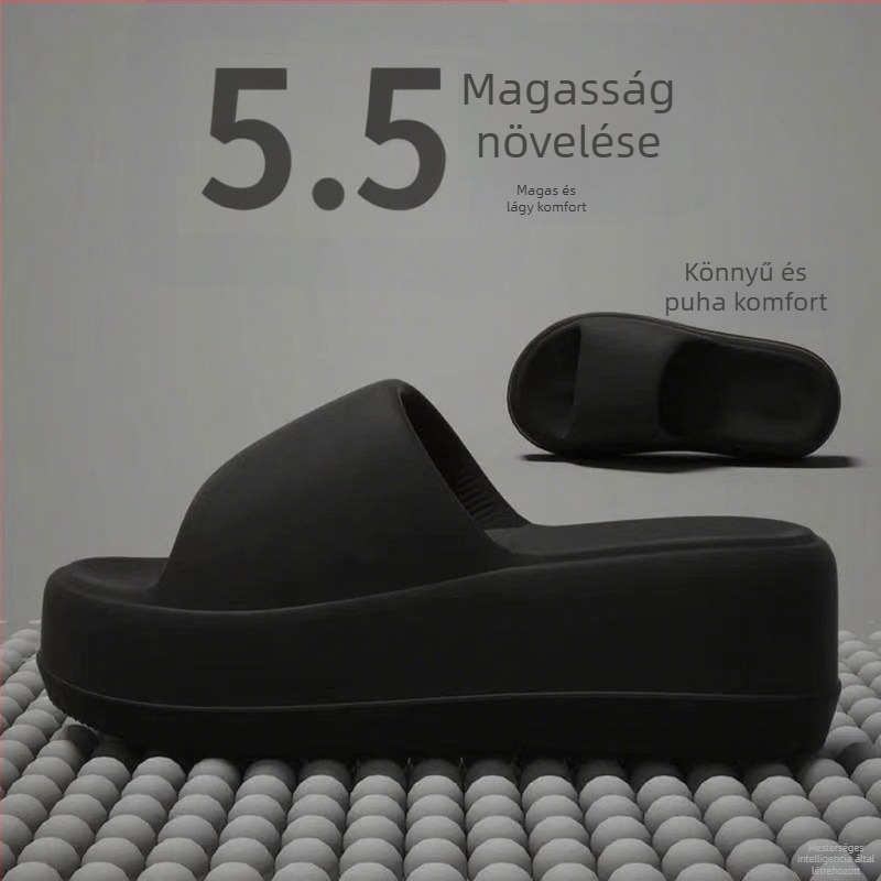 Női EVA papucs vastag talppal, négyzetes orral, egyszerű stílus, MT.MIT, nyár 2024