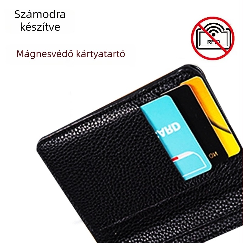 PU ultrakönnyű, többfunkciós kártyatartó – vízálló, bővíthető, városi minimalist stílus