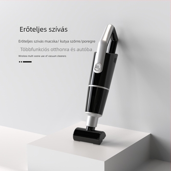 Autóba használható kézi porszívó - vezeték nélküli, kétfunkciós otthonra és autóra, 7,4V, 120W, 8000 Pa, 20 perc működés, 60 dB