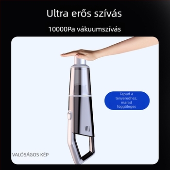 Autóba használható kézi porszívó - vezeték nélküli, kétfunkciós otthonra és autóra, 7,4V, 120W, 8000 Pa, 20 perc működés, 60 dB