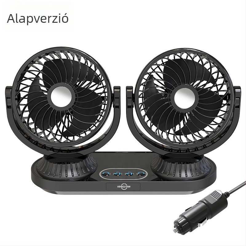 Autó ventilátor | Modell F623U, Teljesítmény 10W, Anyagok: ABS, PP, áramkör-lap, motor