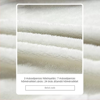 Unisex polár fleece kardigán dzseki báránygyapjú bélésével – meleg őszi-téli viselet