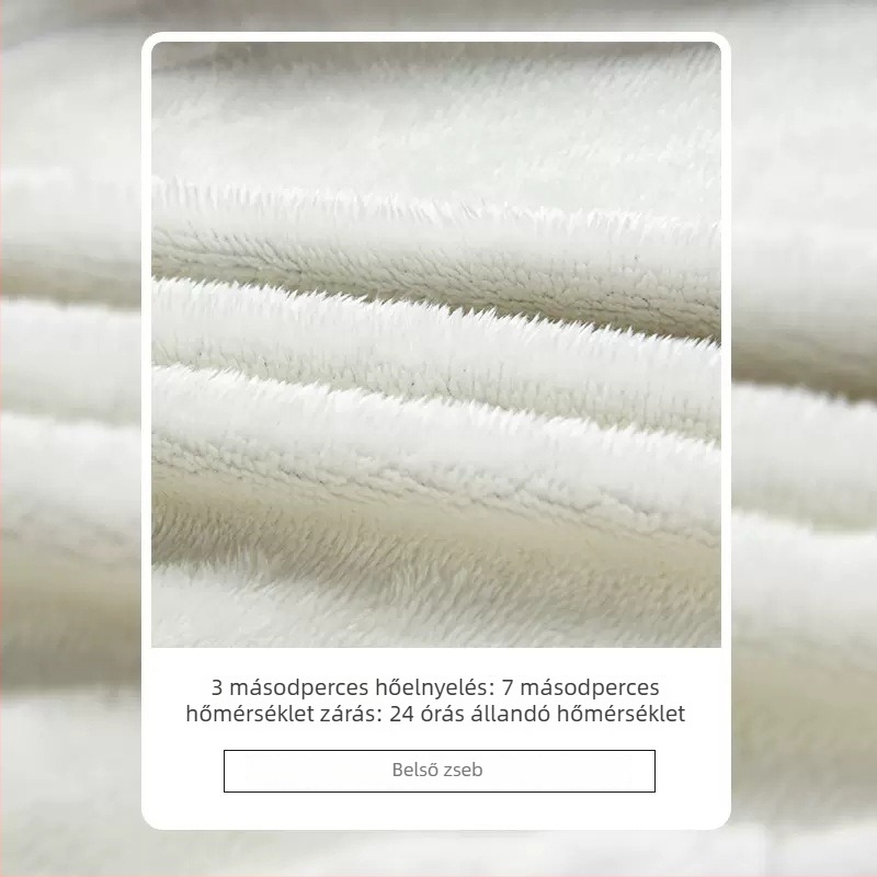 Unisex polár fleece kardigán dzseki báránygyapjú bélésével – meleg őszi-téli viselet