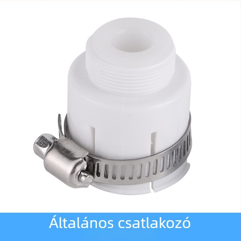 Konyhai csaptelekiterjesztő adapter univerzális átalakító csatlakozóval, 304 rozsdamentes acél, elektroplattolt felület, manuális telepítés, modell Semi-Copper