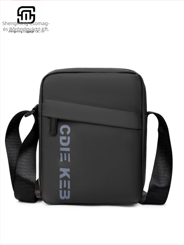 Férfi crossbody táska, városi stílus, Oxford szövet, kopásálló, poliészter bélés, 2025 tavasza