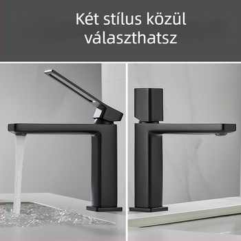 Réz mosdókeverő, asztali felszerelésű, kerámiás cartridge szeleppel, egykaros, 0-99°C, 0,8 MPa