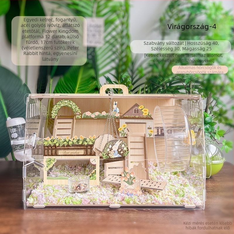 Fából készült hörcsögketrec, sajt alakú, beltéri használatra, minimalist stílus, szórakoztatás