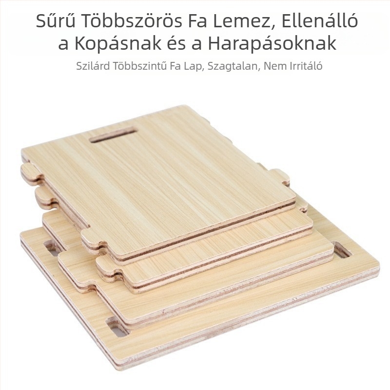 Hamsterfészek – belső kör alakú fa menedék, vízálló, karikatúra stílus (Anyag: Silk flower; Forma: Kör; Funkció: Vízálló; Stílus: Karikatúra; Alkalmazható objektum: Hamster)