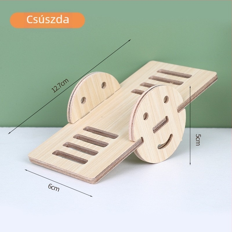 Hamsterfészek – belső kör alakú fa menedék, vízálló, karikatúra stílus (Anyag: Silk flower; Forma: Kör; Funkció: Vízálló; Stílus: Karikatúra; Alkalmazható objektum: Hamster)