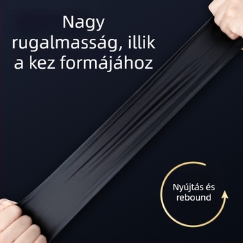 Jiankang Egyszer használatos nitril kesztyűk, vastagított kivitel, élelmiszer-biztonsági osztály, víz- és olajálló, mosogatáshoz, háztartási és ipari felhasználás