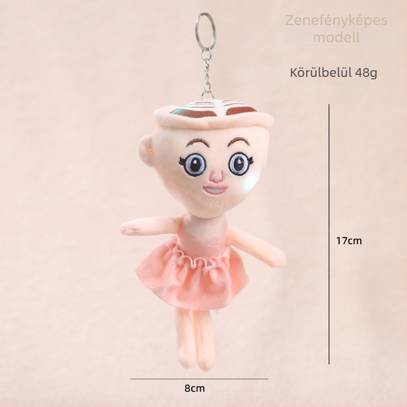 Plüssmajom baba, rövid plüss, PP pamutszál töltet, OEM logó feldolgozás, 14 éves kortól