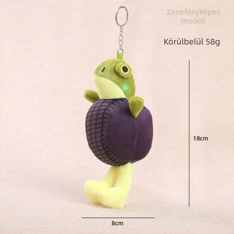 Plüssmajom baba, rövid plüss, PP pamutszál töltet, OEM logó feldolgozás, 14 éves kortól