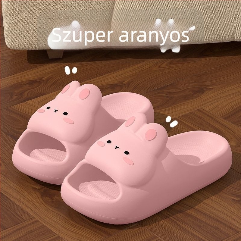 Gyerekeknek készült flip-flop EVA felsőrész és EVA talp, állatmintás, csúszásmentes, belső használatra