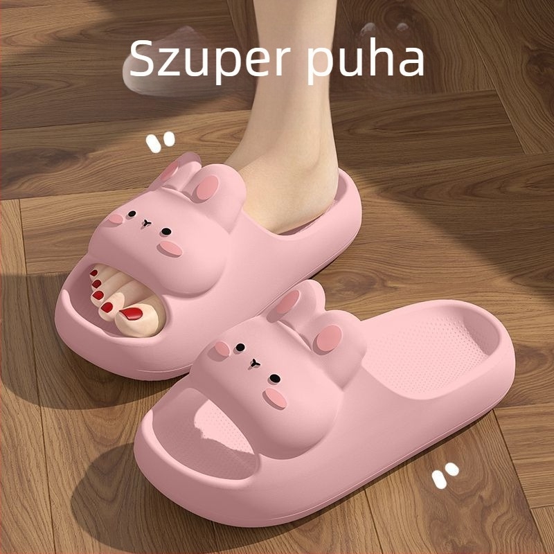 Gyerekeknek készült flip-flop EVA felsőrész és EVA talp, állatmintás, csúszásmentes, belső használatra