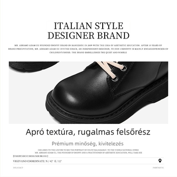 Lányos bokacipő – könnyű és meleg, felsőrész szintetikus bőr, PU belső talp, gumírozott talp, oldalsó cipzár