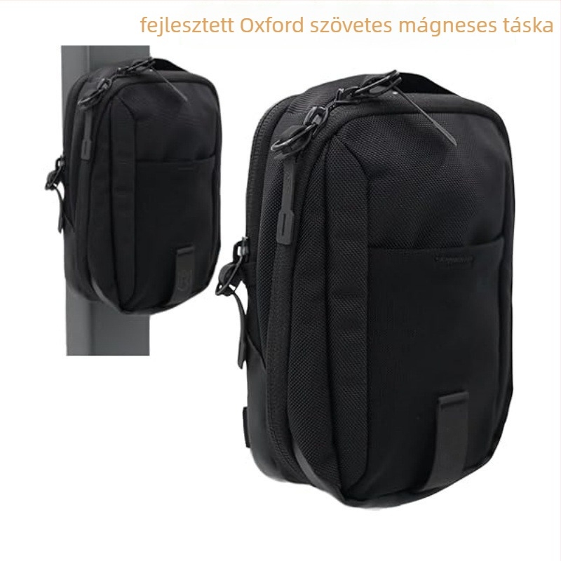 Mágneses kulacs táska - hordozható vállon átvetős sporttáska szabadtéri sportokra; Anyag: Poliészter; Belső: Poliészter; Mintázat: Egyszínű; Kategória: Sporttáska