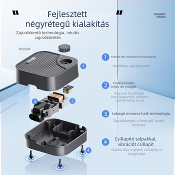 yee Akváriumi oxigénszivattyú – csendes aerátor, 0,5 kg súlyú, otthoni használatra