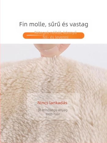 Terhes téli nadrág has támogatással, fleece bélés és melegítés, magas derekú és laza szabású, poliészter-elasztán keverék, magas rugalmasság