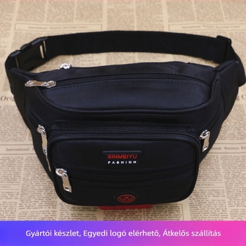 Sport derék táska - Nylon, Unisex, Kültéri sportok, Városi egyszerű stílus, Poliészter bélés