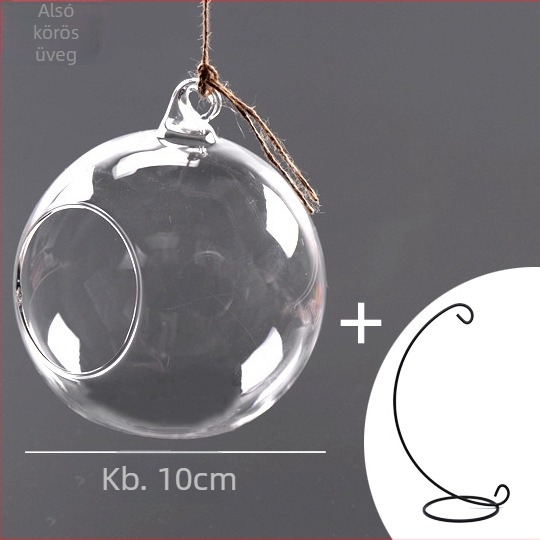 DIY moha mikrotáj üvegpalack mini kertekhez – magas boroszilikát üveg, Creative Workshop márka, karton csomagolás, akasztós üveg