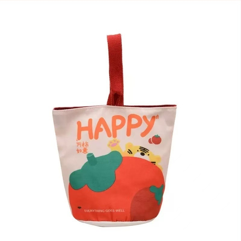 Bucket táska, uniszex stílus, vászon anyag, vászon bélés, mágneses zár, mindennapi használatra