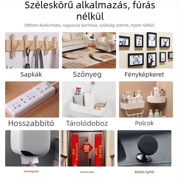 LED-szalag ragasztó – kétoldalú akril ragasztó a csatornákhoz — nyom nélkül, magas átlátszóság, maradványmentes