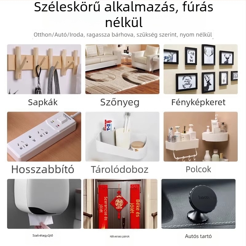 LED-szalag ragasztó – kétoldalú akril ragasztó a csatornákhoz — nyom nélkül, magas átlátszóság, maradványmentes