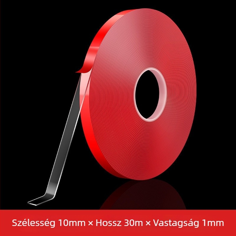 LED-szalag ragasztó – kétoldalú akril ragasztó a csatornákhoz — nyom nélkül, magas átlátszóság, maradványmentes