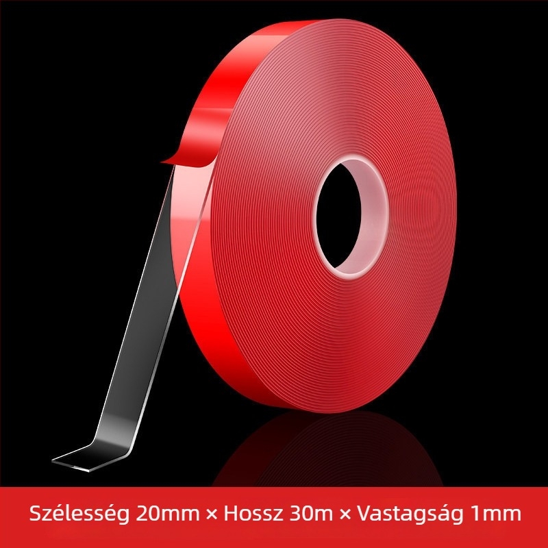 LED-szalag ragasztó – kétoldalú akril ragasztó a csatornákhoz — nyom nélkül, magas átlátszóság, maradványmentes