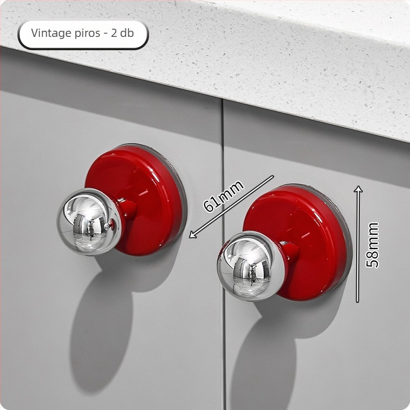 Szívófejes ajtónyél üvegcsúszóajtókhoz - fúrás nélküli, műanyag, modell Ajd2025234