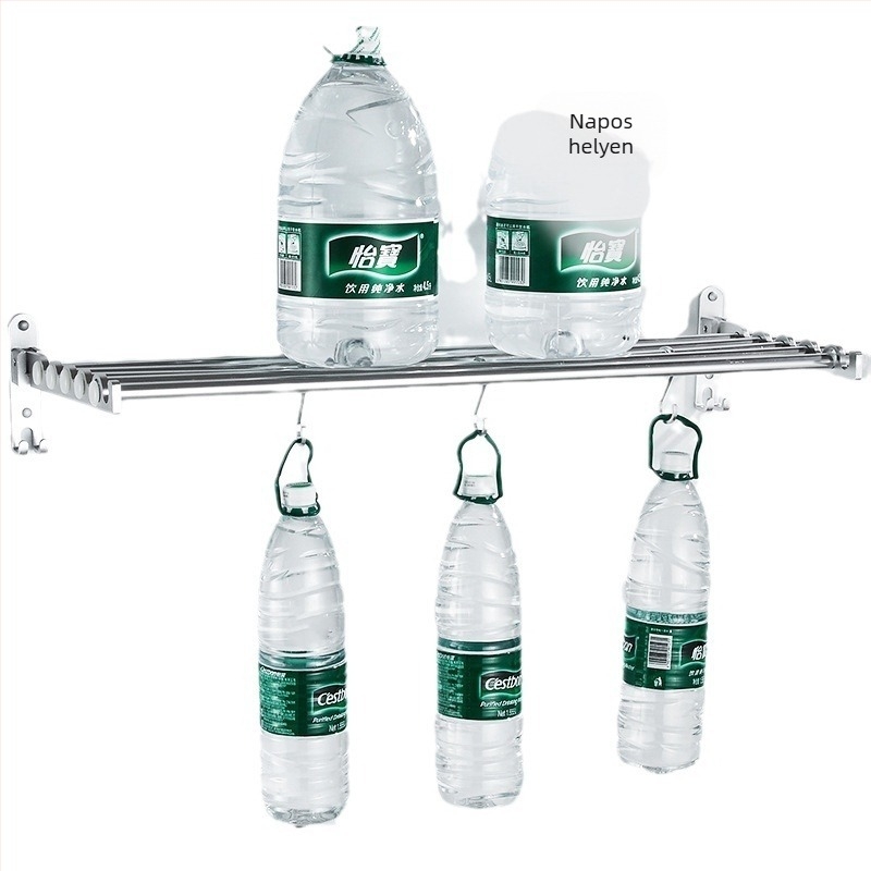 Falihoz szerelhető összecsukható ruhaszárító rúd – alumínium ötvözet, modern minimalist stílus, Márka LGC