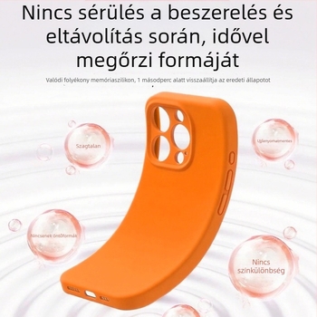 iPhone 17 Pro Max folyékony szilikon tok – teljes lefedés, ütésálló védelem, új dizájn