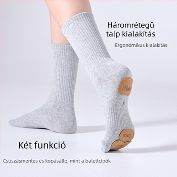 Gyermek tánc zoknik csúszásmentes talppal, márka Yixlw, 70–80% pamut tartalom