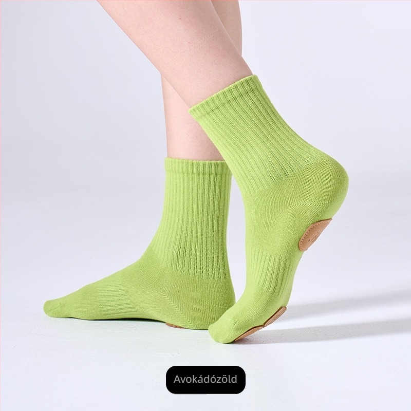 Gyermek tánc zoknik csúszásmentes talppal, márka Yixlw, 70–80% pamut tartalom