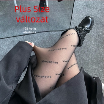 Plusz méretű nyári vékony harisnya, szexi, anti-szakadás, egyrészes, bőrhatás, karcsúsító