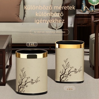 ZJ-8 bőr papírzsebkendő tartó - Új kínai stílus, multifunkcionális, levehető papírzsebkendő tárolóval, autóhoz, nappaliba vagy fürdőszobába