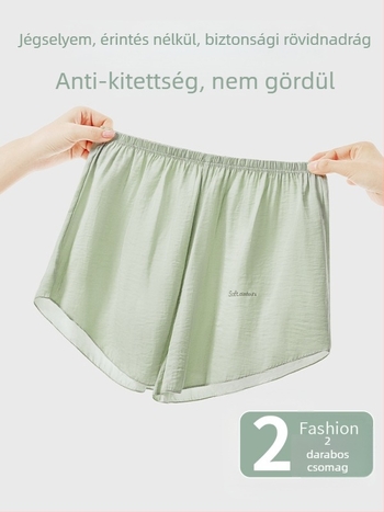 Női biztonsági nadrág, 3/4 hossz, légáteresztő vékony poliészter, laza szabás, 95% poliészter