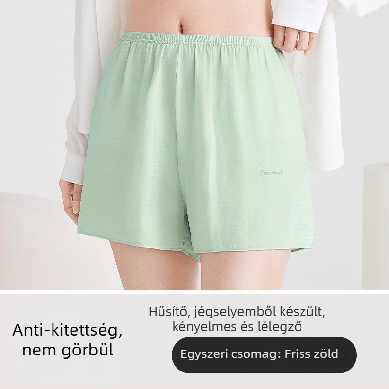 Női biztonsági nadrág, 3/4 hossz, légáteresztő vékony poliészter, laza szabás, 95% poliészter