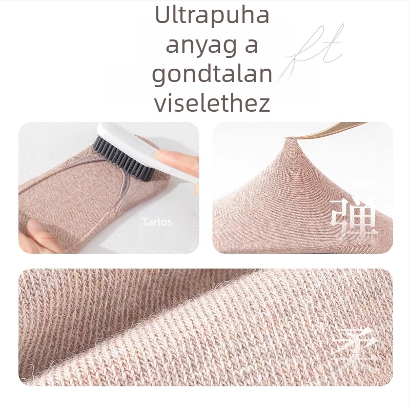 Női ötujjas láthatatlan zokni, nyári vékony, alacsony nyílás, különálló ujjak, lélegző, antibakteriális, szagtalanító, izzadságot felszívó, csúszásmentes