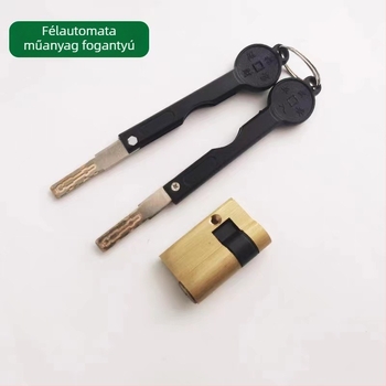 Automatikus ujjlenyomat-zár cilinder belső ajtókhoz – réz anyag, modern, minimalist stílus, testreszabás elérhető, licencelt magáncímke