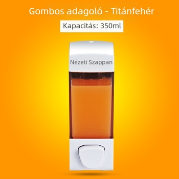 Kétfejes folyadékadagoló kézi nyomású működéssel | ABS anyag, modern minimalista design, Márka Yihui